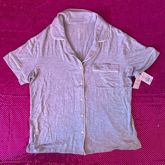 NWT light gray two piece pajama set - Picture 2 of 8